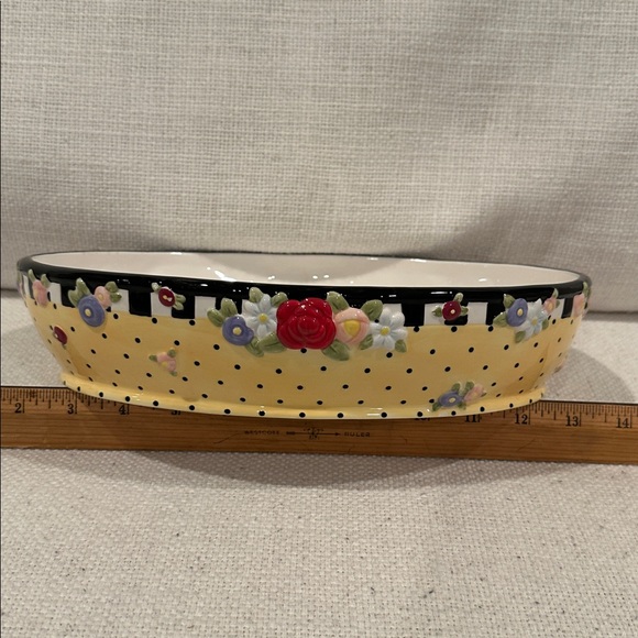 Mary Engelbreit oval ceramic dish - Picture 2 of 5
